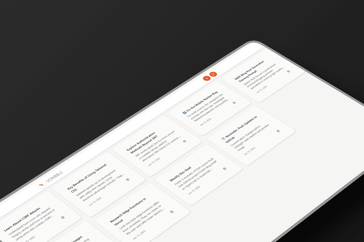 Scribble – Notes App
